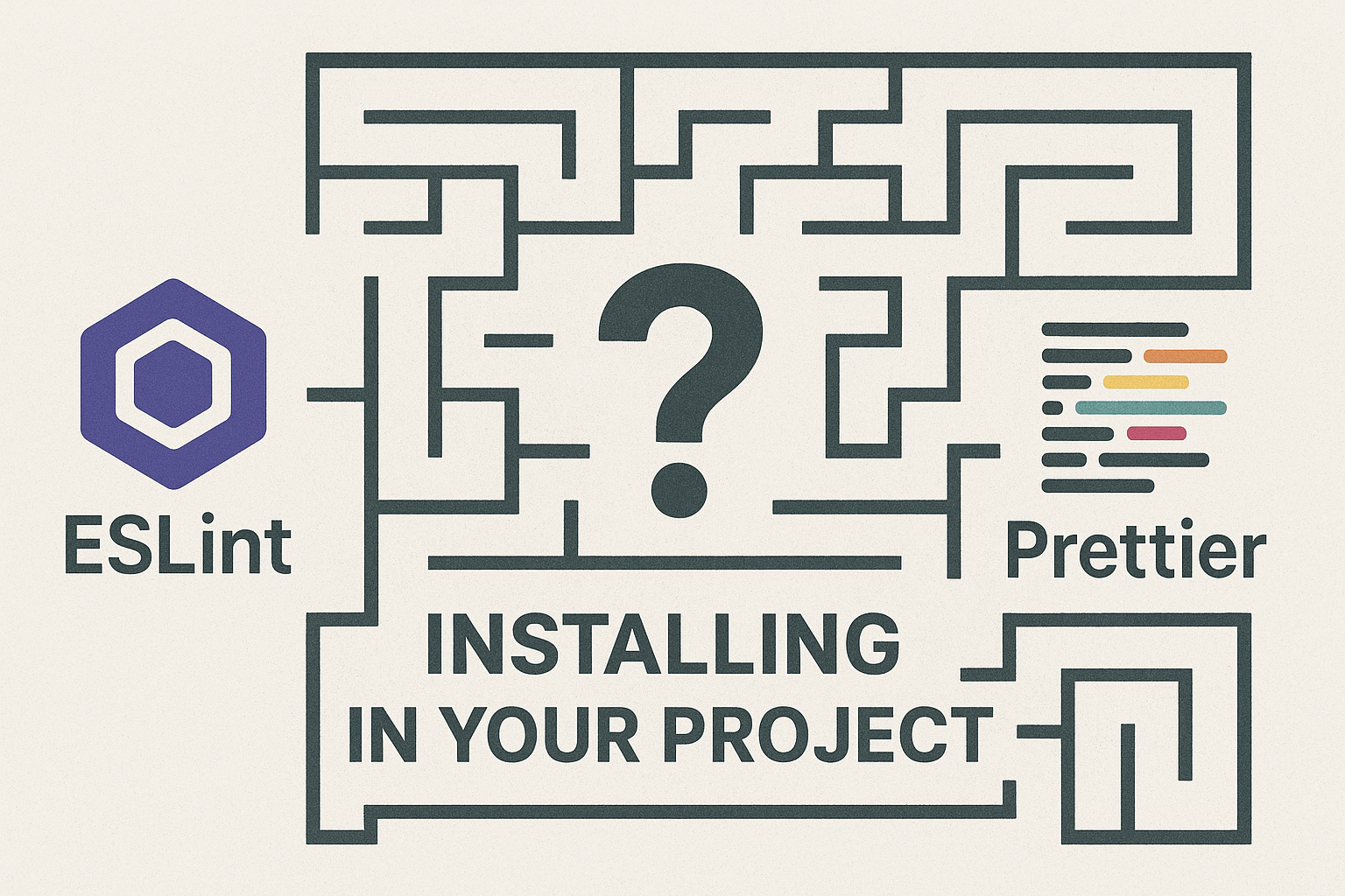 Confused by ESLint & Prettier setups: You only need ESLint for formatting and linting.